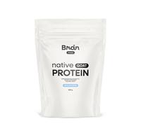 Proteine di capra native BrainMax, senza aromi, 500 g Proteine del latte di capra microfiltrate non denaturate, 14 porzioni, integratore…