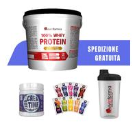 Proteine siero latte Vivinforma 4 kg + Creatina + x1 Bolero drink + Shaker