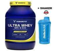 Proteine YAMAMOTO NUTRITION Ultra Whey WPC S EVO 1800 gr con EAA e BCAA + SHAKER