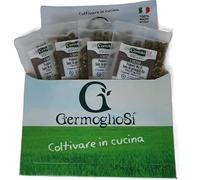 ProteinSì Mix Pack GermoglioSì 4 confezioni monodose "Apri e Versa" da 40gr l'una MISCELA di SEMI selezionati da Germoglio di Fagiolo Verde Azuki e Lenticchia Bruna di Montagna