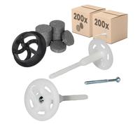 Protektor Tassello a vite per materiali isolanti con vite in acciaio da 30/50mm