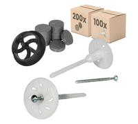 Protektor Tassello a vite per materiali isolanti con vite in acciaio da 50mm