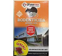 PROTEMAX Esca in Pasta RODENTICIDA BUSTINE da 15 GR. Anti RODITORI TOPICIDA GR.150
