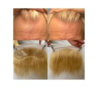 Protesi Capelli Uomo Toupee for uomo con attaccatura dei capelli sulla fronte #613 Biondo Sistemi di sostituzione dei capelli europei HD Invisibile Lace Hairline Lace Front Skin PU Back Men Hairpieces