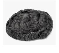 Protesi dei capelli degli uomini 0.12-0.14Mm Iniezione Pelle Toupee Parrucca 6 pollici Capillare Protesi Parrucche Diritte 6x9#130#1B30