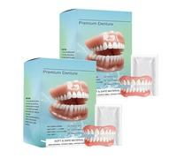 Protesi Dentaria Completa Sepremium, Protesi Dentaria Completa Modellabile E Confortevole, Materiale Confortevole, Miglioramento Immediato Del Sorriso, Ottimo Regalo (2pcs)