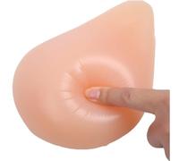 Protesi Mammaria In Silicone Autoadesiva For Mastectomia, Forma Irregolare Con Design Concavo A Spirale, Inserto For Reggiseno Lato Sinistro(Left Side Only,500g/Piece)