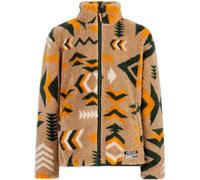 PROTEST Malton Jr Fullziptop - Bambino - Marrone / Nero / Arancione - Taglia 8 anni- modello 2026