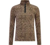 Protest - Pile con zip da donna - Prtrefuzzy 1/4 Zip Active Top True Black per Donne - Taglia S - Nero