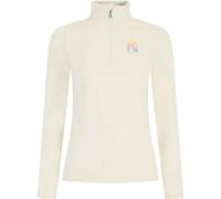 Protest - Pile donna stretch con zip - Prtgentle 1/4 Zip Active Top Kit Offwhite per Donne in Materiale Riciclato - Taglia L - Bianco