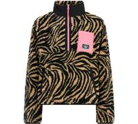 Protest - Pile stretch con zip - Prtdenica Jr 1/4 Zip Active Top Bamboo Beige - Taglia Bambino 140 cm