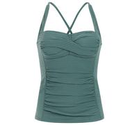 Protest - Women's MIXCamo Tankini Top B&C-Cup - Parte superiore bikini 34 - Cup: B turchese