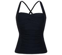 Protest - Women's Mixcamo Tankini Top B&C-Cup - Parte superiore bikini 44 - Cup: B nero