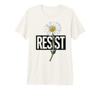 Protesta Floreale resistere al Design Politico per Gli attivisti Maglietta Premium
