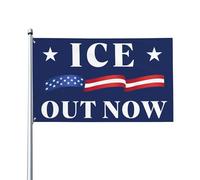 Proteste per l'abolizione della bandiera ICE Out - Bandiere da esterno ICE da 3x5 metri