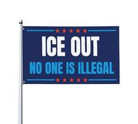 Proteste per l'abolizione della bandiera ICE Out - Bandiere da esterno ICE da 3x5 metri