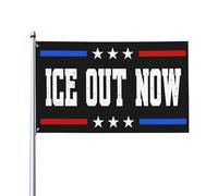 Proteste per l'abolizione della bandiera ICE Out - Bandiere da esterno ICE da 3x5 metri