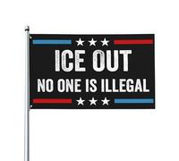 Proteste per l'abolizione della bandiera ICE Out - Bandiere da esterno ICE da 3x5 metri