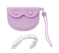 protettiva per paradenti, per protesi dentarie, supporto di ritenuta portatile, per allineatore, per strumenti dentali, foro di drenaggio, scatola