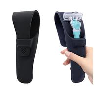 Protettiva per Rasoi vviaggio,Custodia Rasoio del Silicone,Custodia Protettiva Portatile per Rasoio,Custodia per Rasoio Di Sicurezza,Sacchetto per Rasoio,Nero