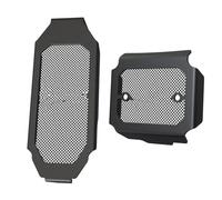 Protettiva Radiatore Moto Adatto per Ducati Scrambler800 2015-2025 Griglia di protezione del radiatore raddrizzatore Copertura del radiatore dell'olio Protezione radiatore Grille(Black F)