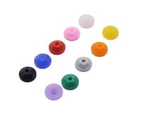 Protettivi antipolvere for unghie, punte da trapano con gambo 3/32". | 100 cappucci Copertura for strumenti con tappo in silicone E-file(Mix Color)