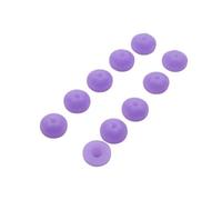 Protettivi antipolvere for unghie, punte da trapano con gambo 3/32". | 100 cappucci Copertura for strumenti con tappo in silicone E-file(Purple)