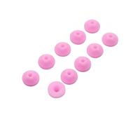 Protettivi antipolvere for unghie, punte da trapano con gambo 3/32". | 100 cappucci Copertura for strumenti con tappo in silicone E-file(Pink)