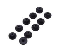 Protettivi antipolvere for unghie, punte da trapano con gambo 3/32". | 100 cappucci Copertura for strumenti con tappo in silicone E-file(Svart)