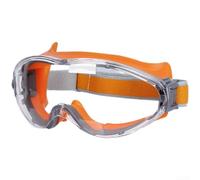 Protettivi con per fascia Elastica Regolabile Protettivi con | in per robusto, resistenza impatti elevati, anti-graffio, visibilità duratura nel tempo(Orange - Anti-fog)