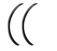 Protettivi Passaruota Paraspruzzi 2 Pezzi Protezione Universale Parafango Per Carrozzeria Auto Passaruota In Gomma Sopracciglio Labbro Striscia Antigraffio Adesivo(Black 32cm)