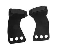 Protettivi per Le Mani a Tre Protezioni Ergonomiche per i Palmi da Ginnastica Design con Gancio e per Trazione Dura (Black)