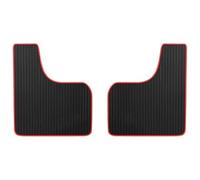 Protettivi Schizzi Universali Per Auto SUV Fuoristrada Camion Ruote Anteriori E Posteriori Parafanghi In PP(2pcs Large Black)