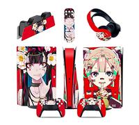 Protettivo 57555 Per PS5 Console Disc Edition & Digital Sticker Vinyl Decal Cover Per Ps5 Controller & Charging Station & Headset & Media Remote Senza Bolle E Senza Residui(Digital Edition)