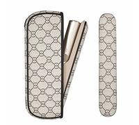 Protettivo Custodia con Coperchio Laterale Case Cover Set per IQOS ILUMA/ILUMA i, pu+tpu accessori (White square)