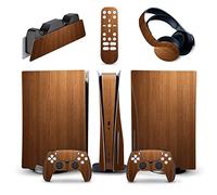 Protettivo Per PS5 Console Disc Edition & Digital Edition Sticker Vinyl Decal Cover Per Ps5 Controller & Charging Station & Headset & Media Remote 74162 Senza Bolle E Senza Residui(Disc Version)
