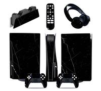 Protettivo Per PS5 Console Disc Edition & Digital Edition Sticker Vinyl Decal Cover Per Ps5 Controller & Charging Station & Headset & Media Remote 59011 Senza Bolle E Senza Residui(Disc Version)