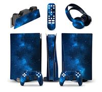 Protettivo Per PS5 Console Disc Edition & Digital Edition Sticker Vinyl Decal Cover Per Ps5 Controller & Charging Station & Headset & Media Remote 39451 Senza Bolle E Senza Residui(Digital Edition)