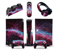 Protettivo Per PS5 Console Disc Edition & Digital Edition Sticker Vinyl Decal Cover Per Ps5 Controller & Charging Station & Headset & Media Remote 37933 Senza Bolle E Senza Residui(Digital Edition)