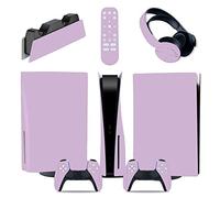 Protettivo Per PS5 Console Disc Edition & Digital Sticker Vinyl Decal Cover Per Ps5 Controller & Charging Station & Headset & Media Remote 35004 Senza Bolle E Senza Residui(Disc Version)