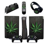 Protettivo Per PS5 Console Disc Edition & Digital Sticker Vinyl Decal Cover Per Ps5 Controller & Charging Station & Headset & Media Remote 10235 Senza Bolle E Senza Residui(Disc Version)