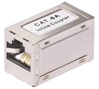 Protetto Inline Cat6A RJ45 Femmina a Femmina Accoppiatore - IN-CAT6A-COUPLER-S1