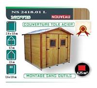 Protetto senza piastra di base cemento montaggio 20 MN senza attrezzi/superficie esterna: 12,70 M2/tetto rinforzato zincato