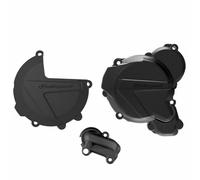 POLISPORT Set Protezione Coperchio Frizione, Accensione E Pompa Acqua - KTM 250 / 300 EXC / XC-W (17-22), nero