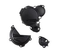 POLISPORT 91375 - Kit Di Protezione dei Coperchi del Motore KTM, HUSQVARNA Nero