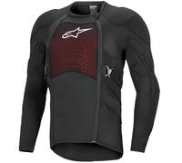 Protettore corpo manica lunga Alpinestars Bionic Plasma LT nero-rosso-bianco L