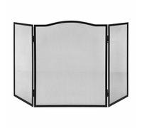 Protettore da Camino EDM 85749 Nero 101 x 0,5 x 61 cm