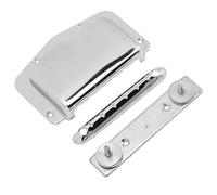 Protettore dei Ponti, Coperchio di Usi Resistenti Al Ponte di Chitarra di Dimensioni Standard con Viti Strumenti a Corda (SILVER)