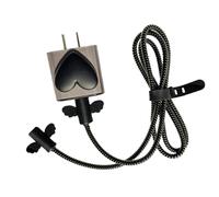 Protettore Del Cavo Di Ricarica - Cavo Aline Amore | Coperchio Filo Portatile | Accessorio Protezione Del Caricabatterie Per Cellulare, Custodia Elettrica Carina Con Design Resistente Per Uomi