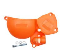 Protettore del coperchio della frizione per motociclette da 250 cc a 2 tratti compatibili con HJ250 KT250 DT230 TSE250R e modelli simili(Orange Clutch)